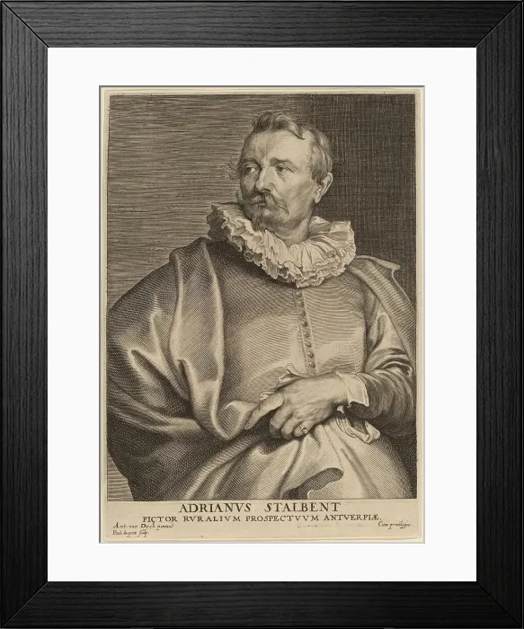 Framed Print : Adriaen van Stalbemt, probably 1626 / 1641. Creator: Paulus Pontius Framed Print : Adriaen van Stalbemt, probably 1626 / 1641. Creator: Paulus Pontius