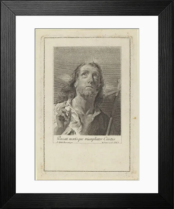 Framed Print : Peccati Mortisque Triumphor Christus. Creator: Marco Alvise Pitteri Framed Print : Peccati Mortisque Triumphor Christus. Creator: Marco Alvise Pitteri