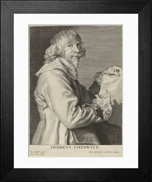 Framed Print : Henricus Steenwyck, before 1641. Creator: Paulus Pontius Framed Print : Henricus Steenwyck, before 1641. Creator: Paulus Pontius