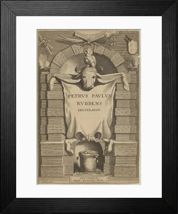 Framed Print : Title Page. Creator: Paulus Pontius Framed Print : Title Page. Creator: Paulus Pontius