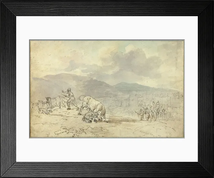 Framed Print : Danans Right to the Crown on Argos Confirmed, n.d. Creator: Sawrey Gilpin Framed Print : Danans Right to the Crown on Argos Confirmed, n.d. Creator: Sawrey Gilpin