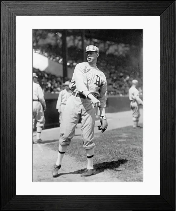 Framed Print : Carroll Boardwalk Brown, Philadelphia Al (Baseball), 1913. Creator: Harris & Ewing. Carroll Boardwalk Brown, Philadelphia Al (Baseball), 1913. Creator: Harris & Ewing Framed Print : Carroll Boardwalk Brown, Philadelphia Al (Baseball), 1913. Creator: Harris & Ewing. Carroll Boardwalk Brown, Philadelphia Al (Baseball), 1913. Creator: Harris & Ewing