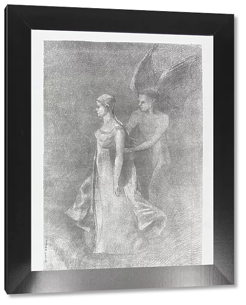 The Haunting (Hantise), 1893. Creator: Odilon Redon