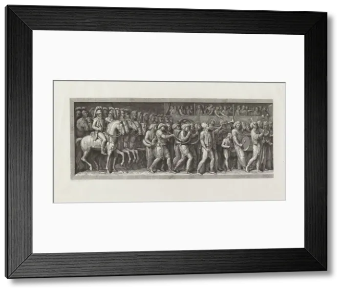 Framed Print : The Entrance of the French into Milan, 15 May 1796, 1805 / 1816. Creator: Adolphe Appian Framed Print : The Entrance of the French into Milan, 15 May 1796, 1805 / 1816. Creator: Adolphe Appian