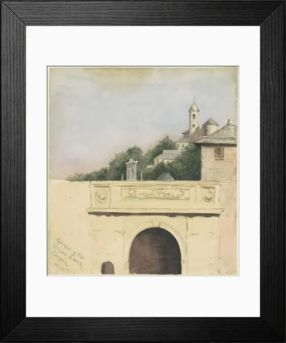 Framed Print : Glimpse of the Palazzo Doria, Genova, 1892. Creator: Marietta Minnigerode Andrews Framed Print : Glimpse of the Palazzo Doria, Genova, 1892. Creator: Marietta Minnigerode Andrews