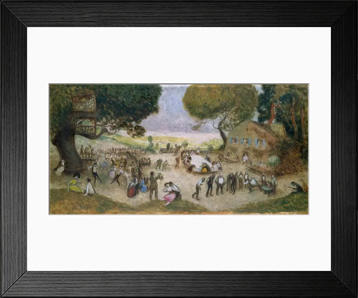 Framed Print : Sketch fo the Hôtel de Ville, Paris : garden party, c.1906. Creator: Jean Veber Framed Print : Sketch fo the Hôtel de Ville, Paris : garden party, c.1906. Creator: Jean Veber