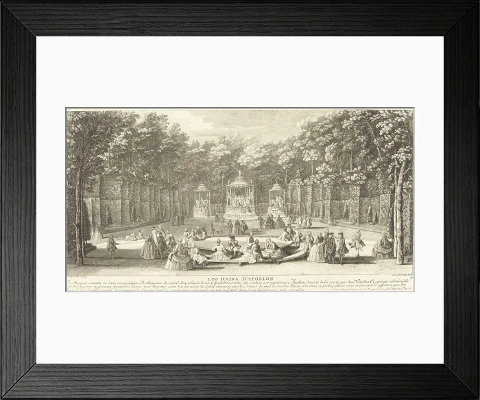 Framed Print : Les Bains d'Apollon. The Baths of Apollo. Creator: Jacques Rigaud Framed Print : Les Bains d'Apollon. The Baths of Apollo. Creator: Jacques Rigaud