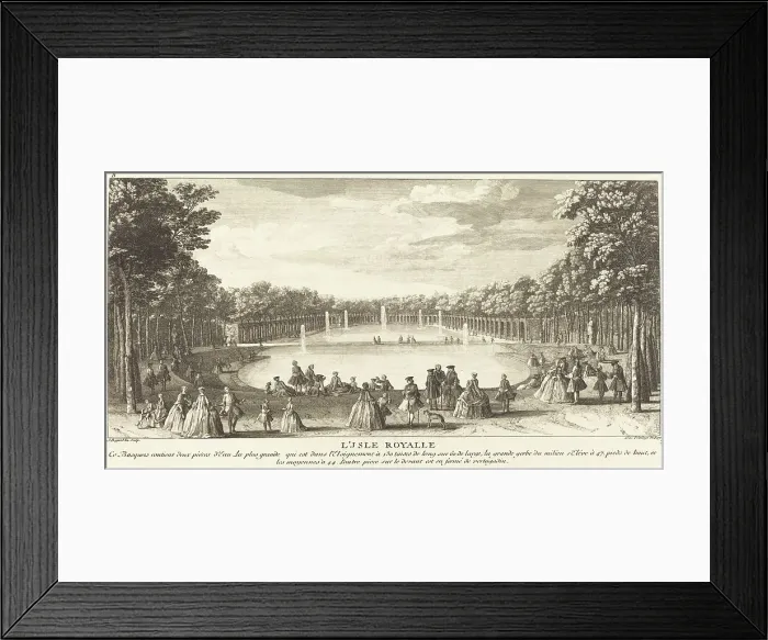 Framed Print : L'Isle Royalle. Creator: Jacques Rigaud Framed Print : L'Isle Royalle. Creator: Jacques Rigaud
