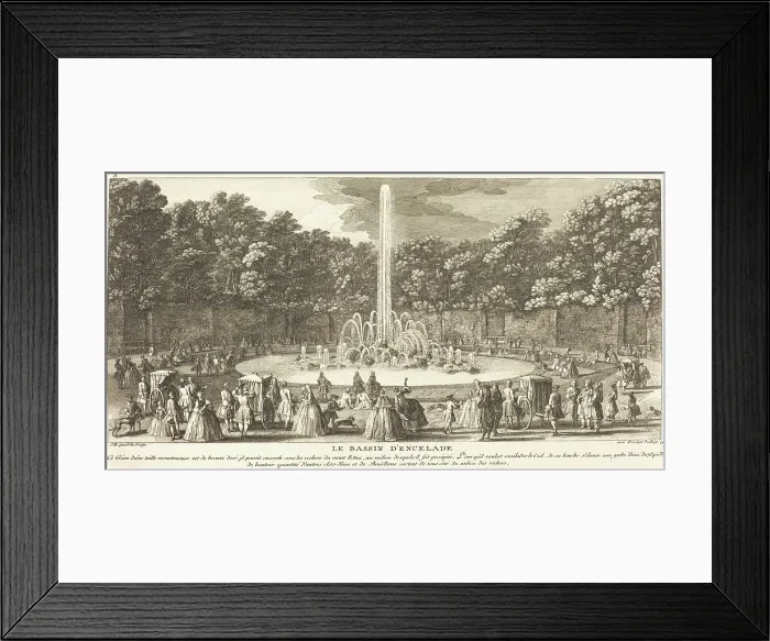 Framed Print : Le Bassin d'Encelade. The Enceladus Basin. Creator: Jacques Rigaud Framed Print : Le Bassin d'Encelade. The Enceladus Basin. Creator: Jacques Rigaud