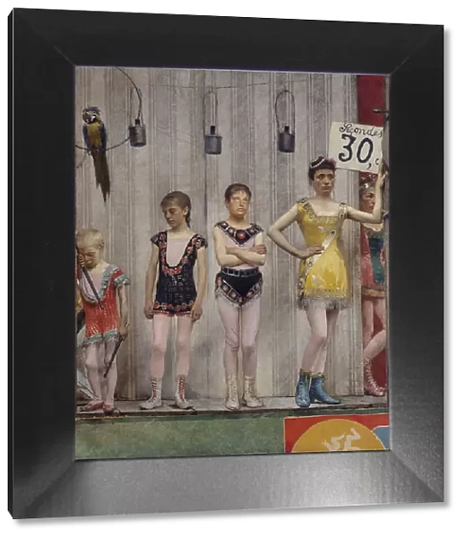 Grimaces et misère - Les Saltimbanques (acrobates), 1888. Creator: Fernand Pelez