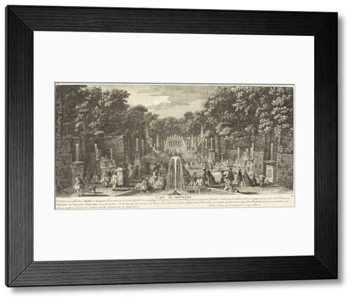 Framed Print : L'Arc de Triomphe. The Arch of Victory. Creator: Jacques Rigaud Framed Print : L'Arc de Triomphe. The Arch of Victory. Creator: Jacques Rigaud