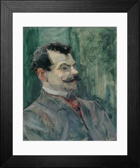 Framed Print : Portrait de André Rivoire, c.1901. Creator: Henri de Toulouse-Lautrec Framed Print : Portrait de André Rivoire, c.1901. Creator: Henri de Toulouse-Lautrec