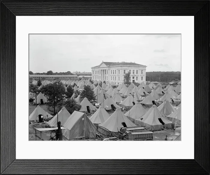 Framed Print : American University Training Camp - Misc. Views, 1917. Creator: Harris & Ewing. American University Training Camp - Misc. Views, 1917. Creator: Harris & Ewing Framed Print : American University Training Camp - Misc. Views, 1917. Creator: Harris & Ewing. American University Training Camp - Misc. Views, 1917. Creator: Harris & Ewing