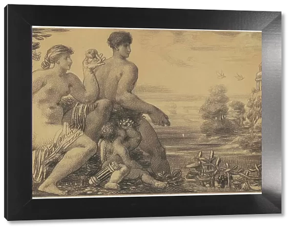 Venus, Mars, and Cupid, 1860s-1870s. Creator: William P. Babcock