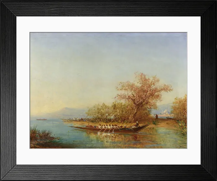 Framed Print : L'Embouchure du Bosphore, between 1880 and 1890. Creator: Felix Francois Georges Philibert Ziem Framed Print : L'Embouchure du Bosphore, between 1880 and 1890. Creator: Felix Francois Georges Philibert Ziem