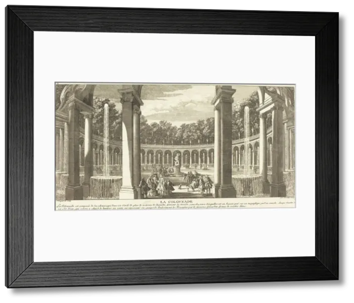 Framed Print : La Colonade. The Colonnade. Creator: Jacques Rigaud Framed Print : La Colonade. The Colonnade. Creator: Jacques Rigaud