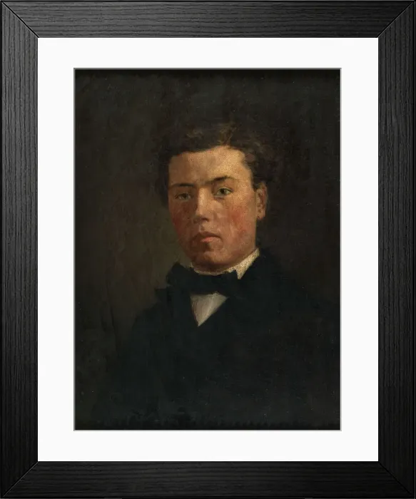 Framed Print : Portrait of Corot, 1828. Creator: Anne Francois Arnaud Framed Print : Portrait of Corot, 1828. Creator: Anne Francois Arnaud