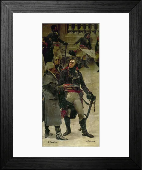 Framed Print : The Panorama of the Century, 1889. Creators: Henri Gervex, Alfred Stevens Framed Print : The Panorama of the Century, 1889. Creators: Henri Gervex, Alfred Stevens