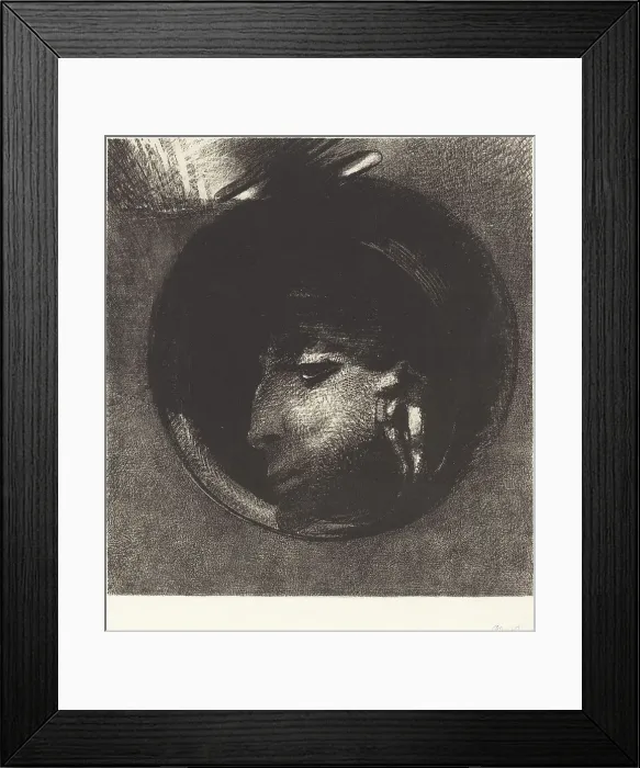 Framed Print : Cellule Auriculaire, 1894. Creator: Odilon Redon Framed Print : Cellule Auriculaire, 1894. Creator: Odilon Redon