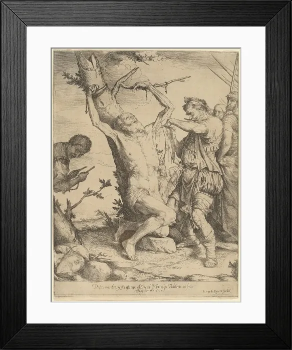 Framed Print : The Martyrdom of Saint Bartholomew, 1624. Creator: Jusepe de Ribera Framed Print : The Martyrdom of Saint Bartholomew, 1624. Creator: Jusepe de Ribera