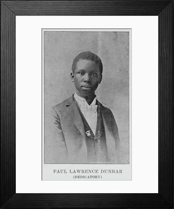 Framed Print : Paul Lawrence Dunbar, 1915. Creator: Unknown Framed Print : Paul Lawrence Dunbar, 1915. Creator: Unknown