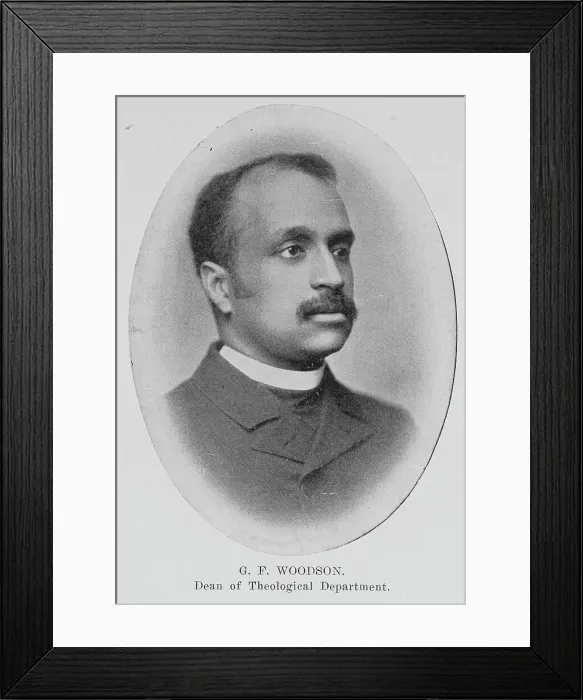 Framed Print : G. F. Woodson. Dean of Theological Department, 1915. Creator: Unknown Framed Print : G. F. Woodson. Dean of Theological Department, 1915. Creator: Unknown
