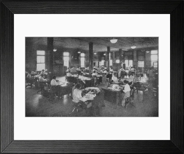 Framed Print : Office force of the Independent Order of St. Luke, of which Mrs. Walker is the head, 1922. Creator: Unknown Framed Print : Office force of the Independent Order of St. Luke, of which Mrs. Walker is the head, 1922. Creator: Unknown