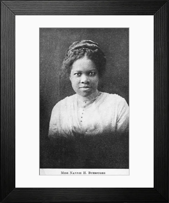Framed Print : Miss Nannie H. Burroughs, 1922. Creator: Unknown Framed Print : Miss Nannie H. Burroughs, 1922. Creator: Unknown