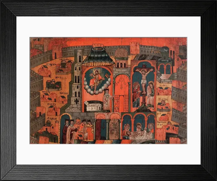 Framed Print : Renewal week. Jerusalem Pilgrims Memorial Canvas. Creator: Unknown Framed Print : Renewal week. Jerusalem Pilgrims Memorial Canvas. Creator: Unknown