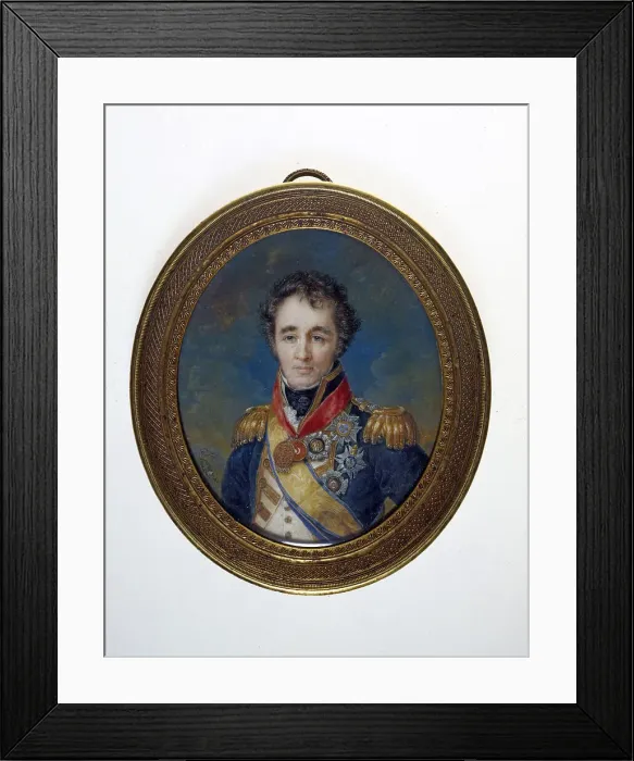 Framed Print : Admiral Sir Sidney Smith, 1823. Creator: Louis-Marie Autissier Framed Print : Admiral Sir Sidney Smith, 1823. Creator: Louis-Marie Autissier