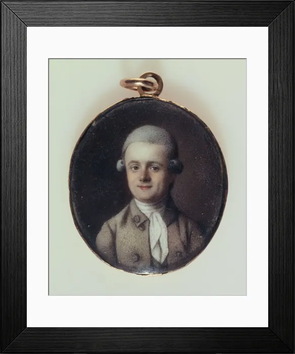 Framed Print : Portrait of a young man, c1790. Creators: Austrian School, Ecole Francaise Framed Print : Portrait of a young man, c1790. Creators: Austrian School, Ecole Francaise