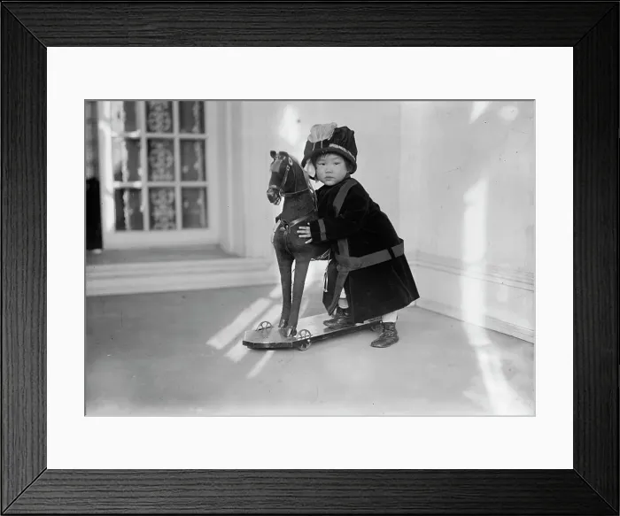 Framed Print : Millicent Tongo Chang, 1912. Creator: Harris & Ewing. Millicent Tongo Chang, 1912. Creator: Harris & Ewing