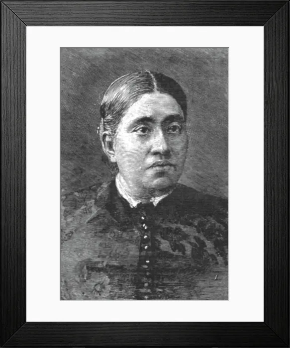 Framed Print : Lady de Soysa, widow of the late CH de Soysa, 1891. Creator: Unknown Framed Print : Lady de Soysa, widow of the late CH de Soysa, 1891. Creator: Unknown