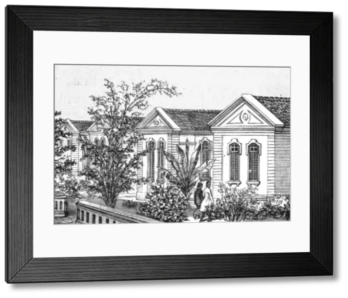 Framed Print : The de Soysa Lying-In Home and Medical Museum, Colombo, 1891 Creator: LK van Dort Framed Print : The de Soysa Lying-In Home and Medical Museum, Colombo, 1891 Creator: LK van Dort