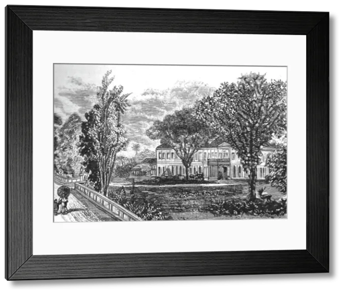 Framed Print : Alfred House, Colombo, The Town Residence of Lady de Soysa, 1891. Creator: LK van Dort Framed Print : Alfred House, Colombo, The Town Residence of Lady de Soysa, 1891. Creator: LK van Dort