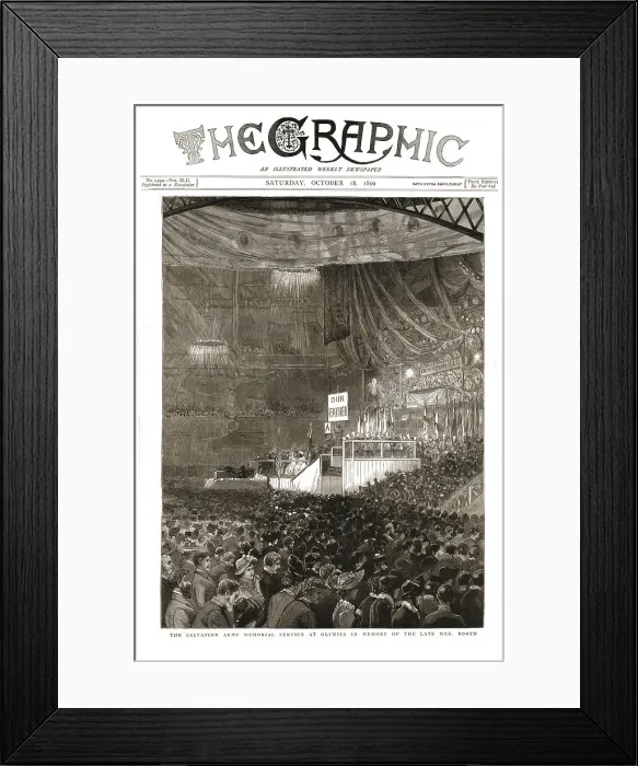 Framed Print : The Graphic, Front Cover Saturday, October 18, 1890, 1890. Creator: Unknown Framed Print : The Graphic, Front Cover Saturday, October 18, 1890, 1890. Creator: Unknown