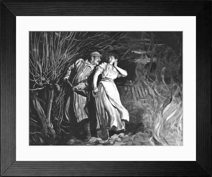 Framed Print : Scene from Tess of the D'Urbervilles, by Thomas Hardy, 1891. Creator: Hubert von Herkomer. Scene from Tess of the D'Urbervilles, by Thomas Hardy, 1891. Creator: Hubert von Herkomer Framed Print : Scene from Tess of the D'Urbervilles, by Thomas Hardy, 1891. Creator: Hubert von Herkomer. Scene from Tess of the D'Urbervilles, by Thomas Hardy, 1891. Creator: Hubert von Herkomer