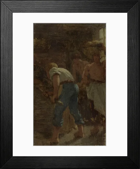 Framed Print : History of wheat: Making bread: Sketch for the school in rue Dombasle, 15th arrondissement of Paris. Creator: Paul Albert Baudouin Framed Print : History of wheat: Making bread: Sketch for the school in rue Dombasle, 15th arrondissement of Paris. Creator: Paul Albert Baudouin