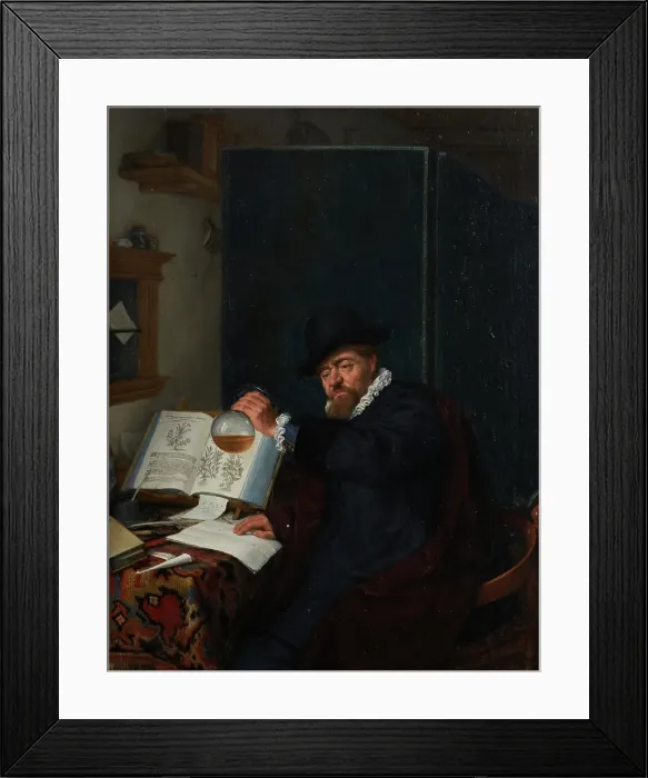 Framed Print : Analysis, 1666. Creator: Adriaen van Ostade Framed Print : Analysis, 1666. Creator: Adriaen van Ostade