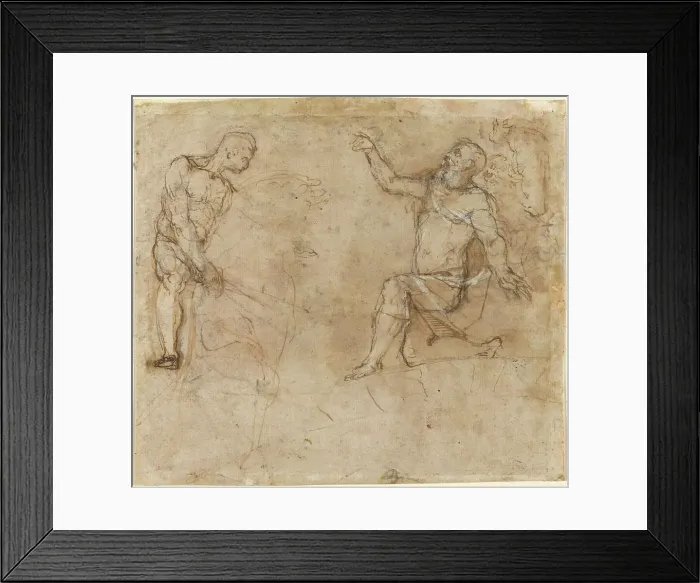 Framed Print : Figure Studies. Creator: Federico Barocci Framed Print : Figure Studies. Creator: Federico Barocci