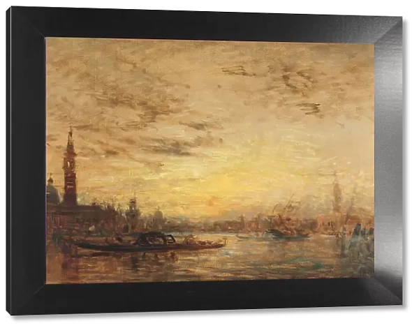 Venise, la Giudecca au crépuscule, between 1860 and 1890. Creator: Felix Francois Georges Philibert Ziem