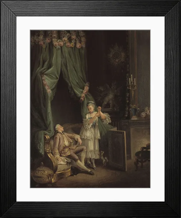 Framed Print : The empty quiver, c1775. Creator: Pierre Antoine Baudouin Framed Print : The empty quiver, c1775. Creator: Pierre Antoine Baudouin