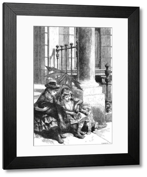 Framed Print : London out of Season: St Giles at St James, 1891. Creator: G Durand Framed Print : London out of Season: St Giles at St James, 1891. Creator: G Durand