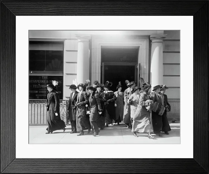 Framed Print : Chesapeake & Potomac Telephone Co. - Telephone Girls, 1914. Creator: Harris & Ewing. Chesapeake & Potomac Telephone Co. - Telephone Girls, 1914. Creator: Harris & Ewing Framed Print : Chesapeake & Potomac Telephone Co. - Telephone Girls, 1914. Creator: Harris & Ewing. Chesapeake & Potomac Telephone Co. - Telephone Girls, 1914. Creator: Harris & Ewing