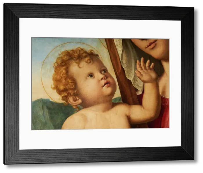 Framed Print : Virgin and Child, between 1495 and 1497. Creator: Giovanni Battista Cima da Conegliano Framed Print : Virgin and Child, between 1495 and 1497. Creator: Giovanni Battista Cima da Conegliano