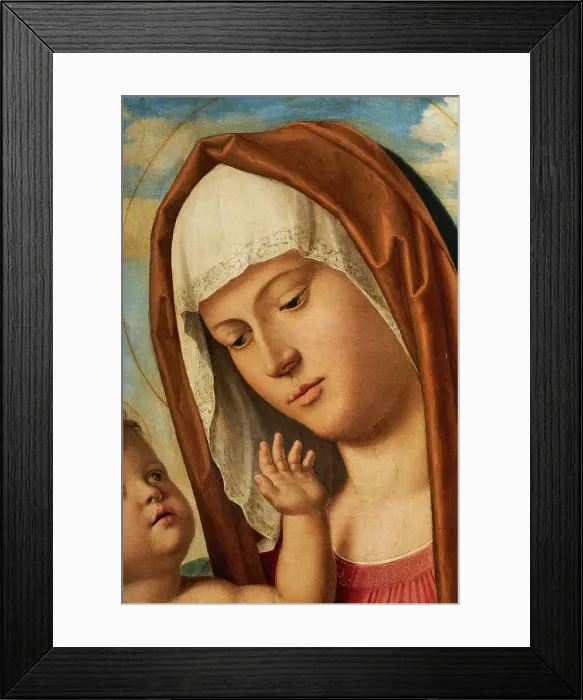 Framed Print : Virgin and Child, between 1495 and 1497. Creator: Giovanni Battista Cima da Conegliano Framed Print : Virgin and Child, between 1495 and 1497. Creator: Giovanni Battista Cima da Conegliano