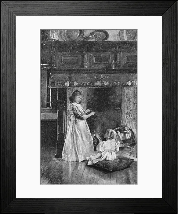 Framed Print : Pictures of the Year - IX. Fireside Fancies, after Mrs L Alma-Tadema, RA, 1891. Creator: Unknown. Pictures of the Year - IX. Fireside Fancies, after Mrs L Alma-Tadema, RA, 1891. Creator: Unknown Framed Print : Pictures of the Year - IX. Fireside Fancies, after Mrs L Alma-Tadema, RA, 1891. Creator: Unknown. Pictures of the Year - IX. Fireside Fancies, after Mrs L Alma-Tadema, RA, 1891. Creator: Unknown