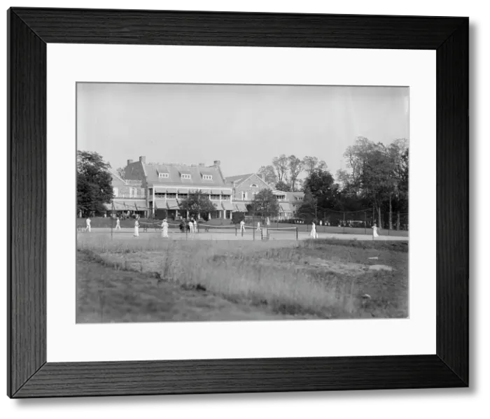 Framed Print : Chevy Chase Club - Tennis Tournament, 1913. Creator: Harris & Ewing. Chevy Chase Club - Tennis Tournament, 1913. Creator: Harris & Ewing Framed Print : Chevy Chase Club - Tennis Tournament, 1913. Creator: Harris & Ewing. Chevy Chase Club - Tennis Tournament, 1913. Creator: Harris & Ewing