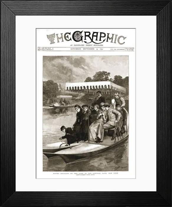 Framed Print : The Graphic, Front Cover Saturday, September 19, 1891, 1891. Creator: Robert Barnes Framed Print : The Graphic, Front Cover Saturday, September 19, 1891, 1891. Creator: Robert Barnes