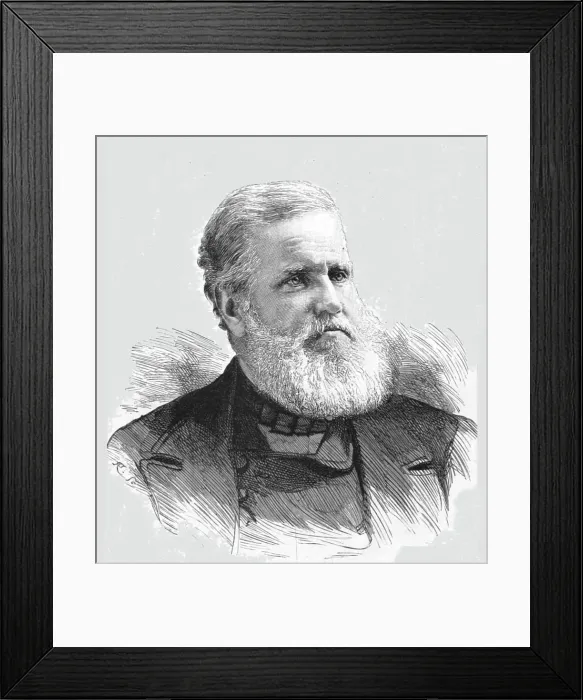 Framed Print : The Late Dom Pedro, Ex- Emperor of Brazil, 1891. Creator: Unknown Framed Print : The Late Dom Pedro, Ex- Emperor of Brazil, 1891. Creator: Unknown